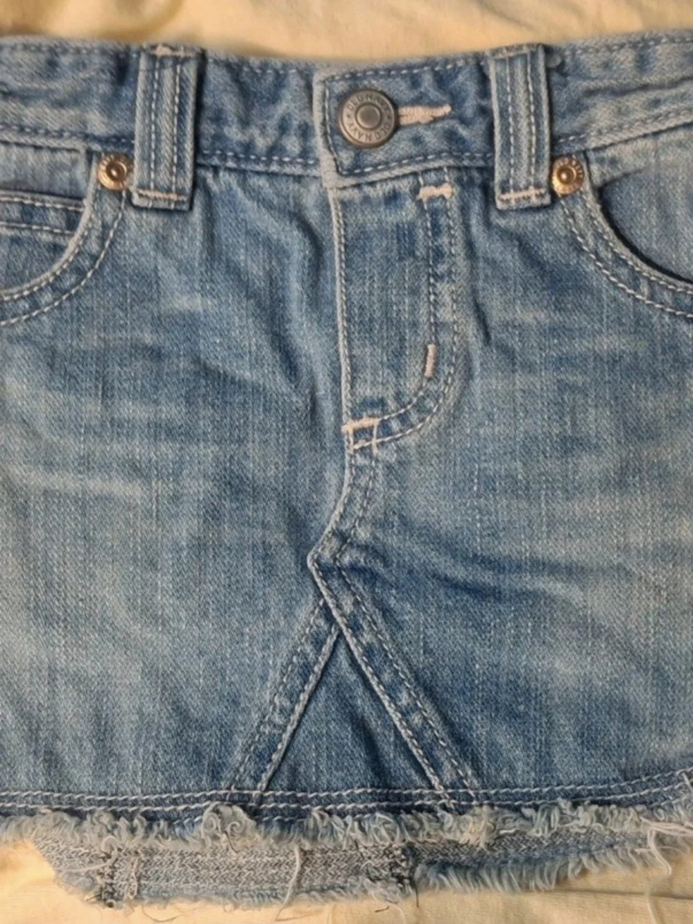 Old Navy Light Blue Denim Skirt